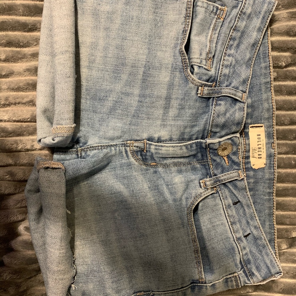 Blue jean shorts